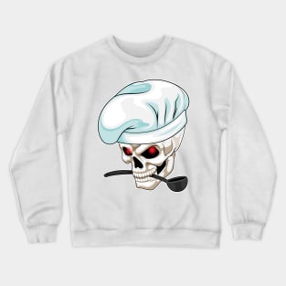 Skull Chef Cooking spoon Crewneck Sweatshirt